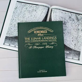 Lunar Landings Personalised Iconic History Book, 2 of 12