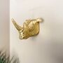 Rhino Gold Wall Hook, thumbnail 1 of 3