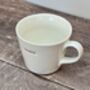 White ‘Naughty’ Mug, thumbnail 2 of 2