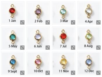Personalised Name And Gemstone Necklace, 6 of 6