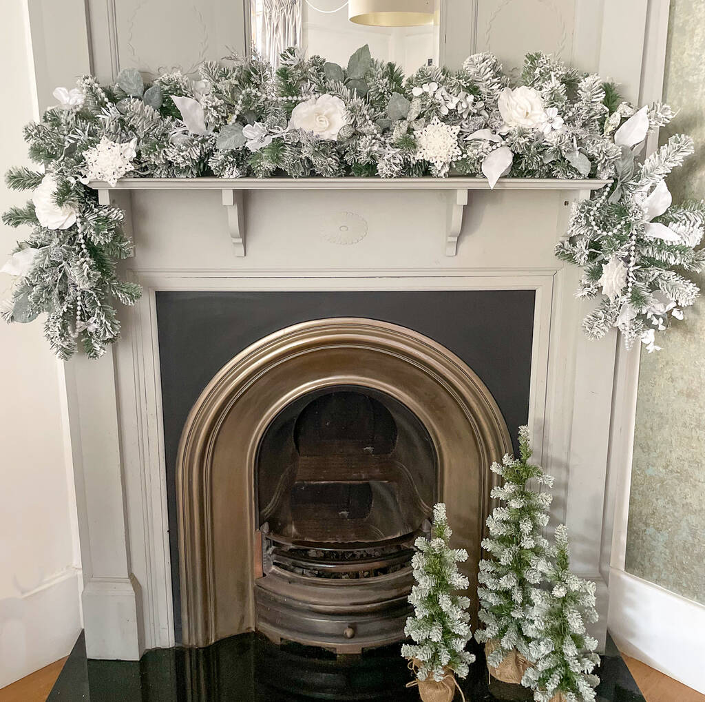 Narnia Inspired Christmas Mantle Or Stair Garland By The Woodland Home ...