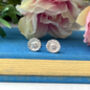 Good Luck Sterling Silver Mini Sunflower Earrings, thumbnail 7 of 12