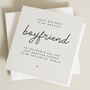 Boyfriend Birthday Card For Him, thumbnail 1 of 7