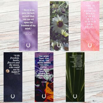 Book Lover Literary Quote Bookmark Set, 2 of 2