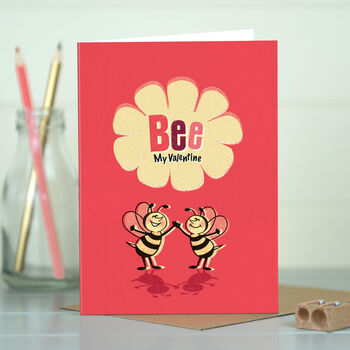 Funny ‘Bee’ My Valentine Card, 4 of 5