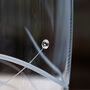 Spiral Crystal Barrel Vase, thumbnail 2 of 3