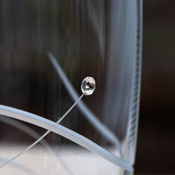 Spiral Crystal Barrel Vase, 2 of 3