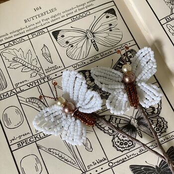 Butterfly Bead Craft Kit White, 3 of 4