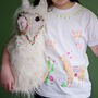 Llama T Shirt Painting Stencil Kit, thumbnail 2 of 10