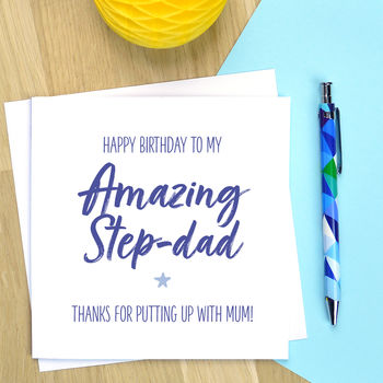 Funny Stepdad Birthday Card, 2 of 3