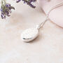 Personalised Vintage Flower Locket In Sterling Silver, thumbnail 6 of 12