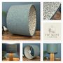 William Morris Willow Bough Lovat Blue Tweed Lampshades, thumbnail 9 of 9