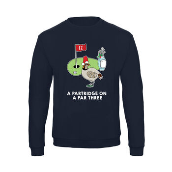 Funny Golf Unisex Christmas Jumper, 6 of 7