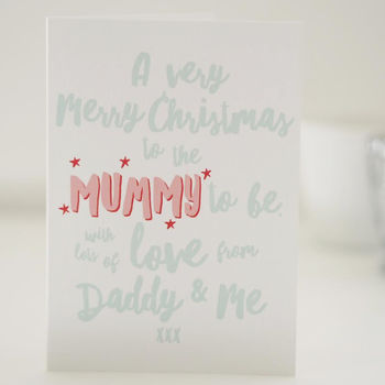 Mummy To Be Christmas Card, 3 of 3