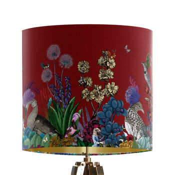Glorious Plumes Lampshade Blue, Multiple Cols Avail, 10 of 10