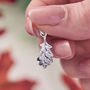 Oak Leaf Silver Bracelet Necklace Charm, thumbnail 1 of 7
