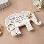 Ceramic Elephant Ring Dish With Slogan And Gift Box, thumbnail 1 of 5