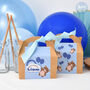 Personalised Blue Bear Party Gift Favour Box, thumbnail 2 of 4