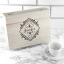 Time For A Break! Personalised Wooden Tea Box, thumbnail 7 of 9