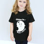 Personalised Little Ghost Kids Tshirt, thumbnail 1 of 3