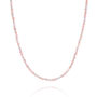 Jewel Bead Pink Opal Birthstone Necklace October, thumbnail 2 of 4