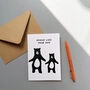 Daddy Bear Dancing, Funny Father's Day A6 Card, thumbnail 4 of 6