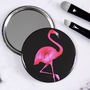 Flamingo Pocket Mirror, thumbnail 1 of 9
