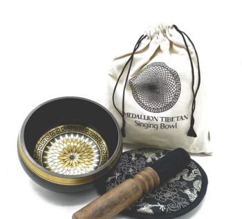 Artisan Tibetan Singing Bowl Gift Set, 3 of 9