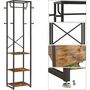 Coat Stand Coat Clothes Stand With Shelves And Hooks, thumbnail 6 of 8