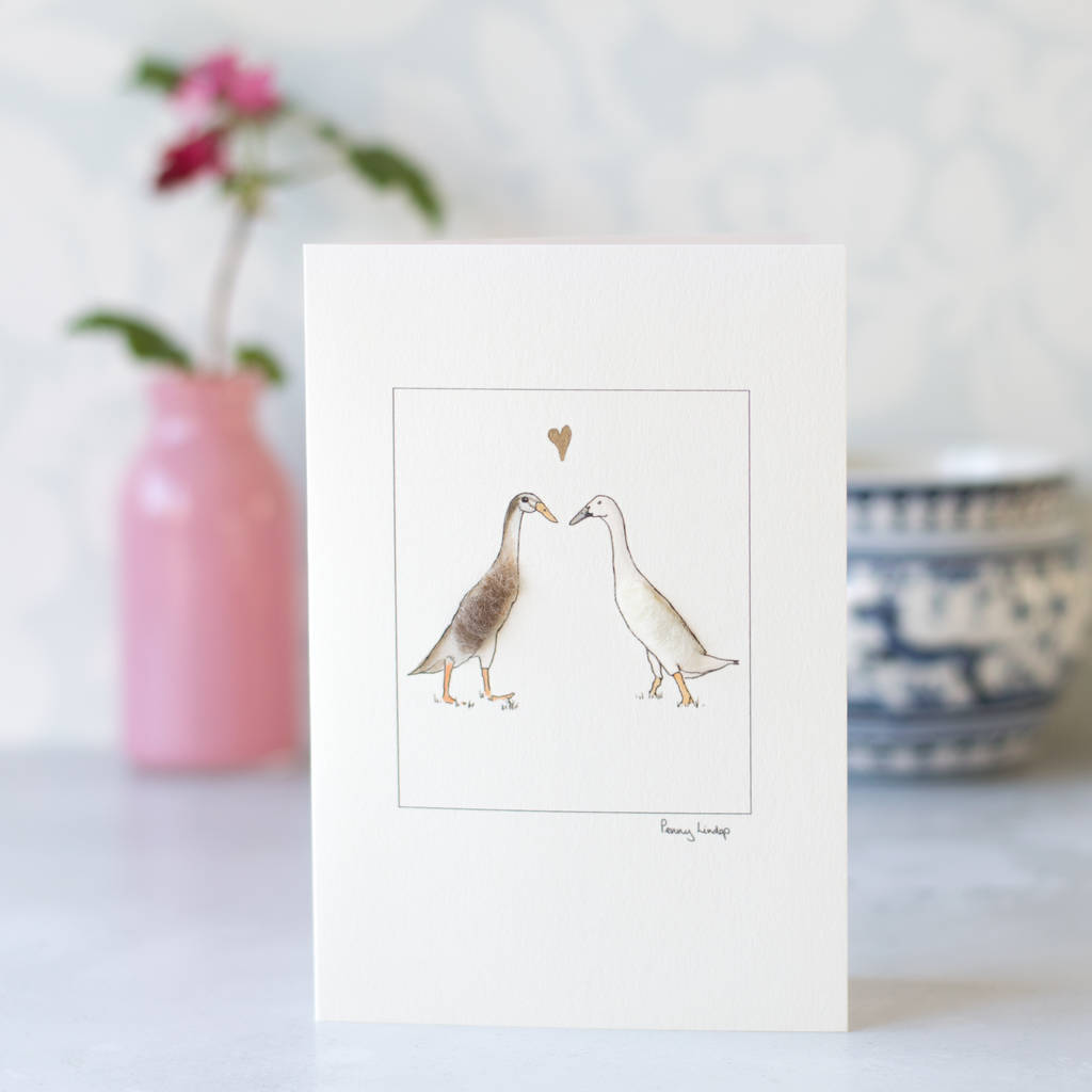 Ducks In Love Card, 1 of 5