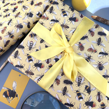 Bees Of Britain Wrapping Paper, 2 of 9