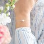 Personalised Thea Initial Disc Bracelet, thumbnail 3 of 10
