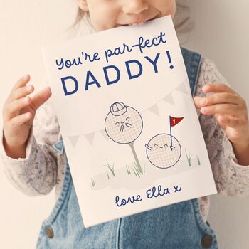 Personalised Golf Father's Day Card, 6 of 6