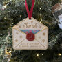 Santa's Letter Gift Card Holder Christmas Decoration, thumbnail 4 of 4