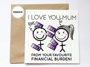 Personalised Funny Mother's Day Card, 2 of 2
