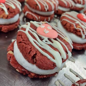 Red Velvet Cookie Sandwich – Cream Cheese Buttercream, 5 of 7