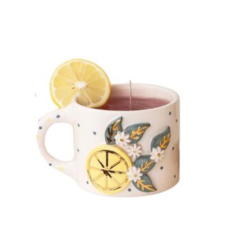 Lemon Blossom Handmade Ceramic Mug, 2 of 2