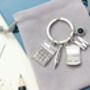 Accountant Personalised Keyring Banker Gift, thumbnail 9 of 11