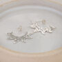 Sterling Silver Sunburst Earrings, thumbnail 2 of 4