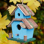 Personalised Blue Lagoon Bird House, thumbnail 1 of 10