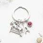 Personalised Horse Riding, Show Jumping Keyring Equestrian Gift, thumbnail 1 of 8