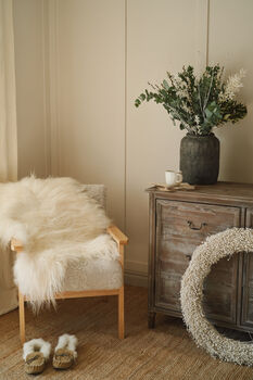 Natural Occasional Sheepskin Chair, 2 of 4