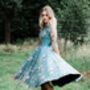 Flora 1950s Inspired Floral Lace Dress, thumbnail 3 of 8