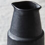 Black Stoneware Textured Jug, thumbnail 3 of 3