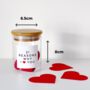 Personalised 21 Reasons Why I/We Love You Jar, thumbnail 4 of 9