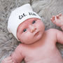 Personalised New Baby Established Hat, thumbnail 1 of 2
