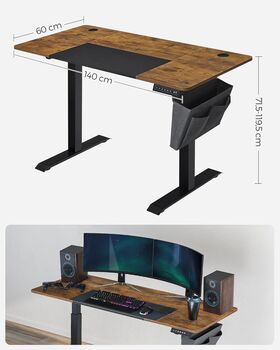 Electric Standing Desk Height Adjustable, 9 of 12