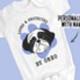 Shih Tzu Dog Baby Onesie, thumbnail 2 of 6