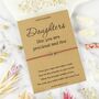 Daughters Like You Are Precious Heart Charm Wish Bracelet, thumbnail 1 of 4