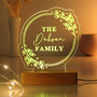 Personalised Floral LED Night Light, thumbnail 11 of 12